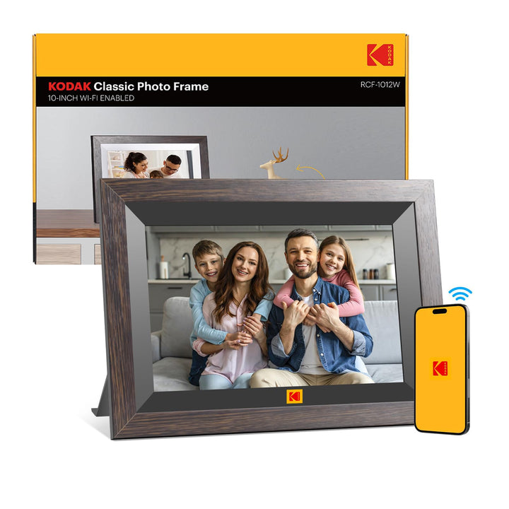 KODAK 10,1 Zoll WiFi Digitaler Bilderrahmen, 1280x800 HD IPS Touchscreen Smarter Bilderrahmen WLAN,