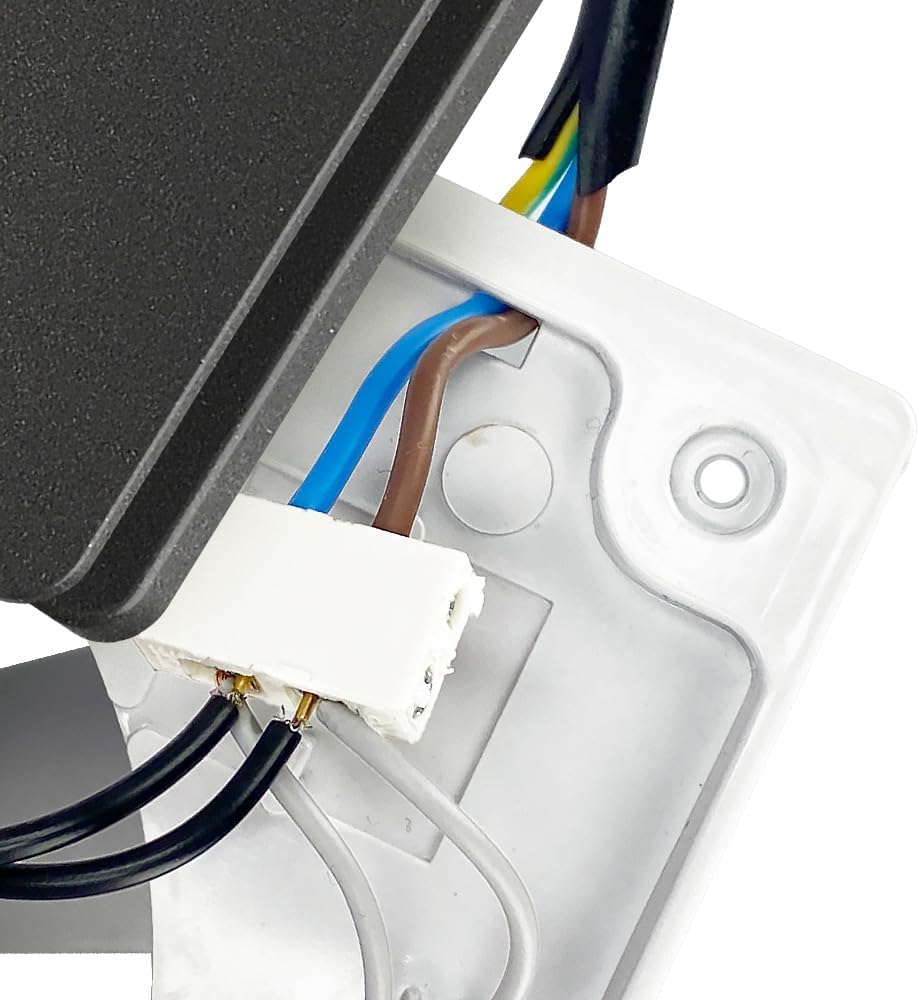 Horoz Electric Badlüfter 100 mm Anthrazit 12 W FELIX - Leiser Wandlüfter aus ABS mit Filter 43 dB, L