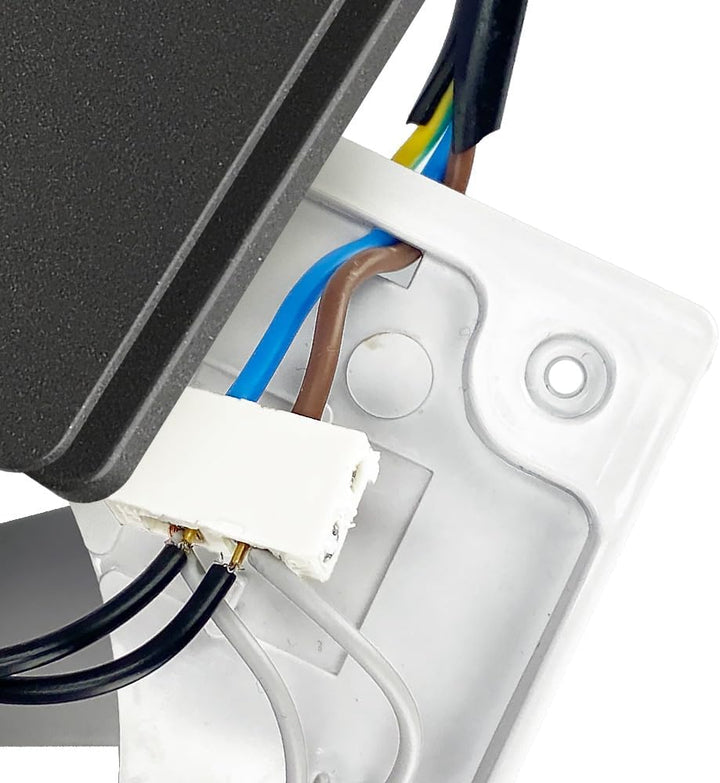 Horoz Electric Badlüfter 100 mm Anthrazit 12 W FELIX - Leiser Wandlüfter aus ABS mit Filter 43 dB, L
