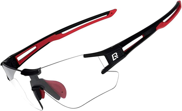 ROCKBROS Fahrradbrille Selbsttönend für Damen Herren, Photochrome Radsportbrille Sonnenbrille mit UV