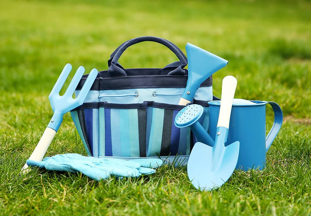 YunNasi Kindergarten-Werkzeugset Gartengeräte für Kinder Set mit 6 Gartenspielzeugen für Kinder im F