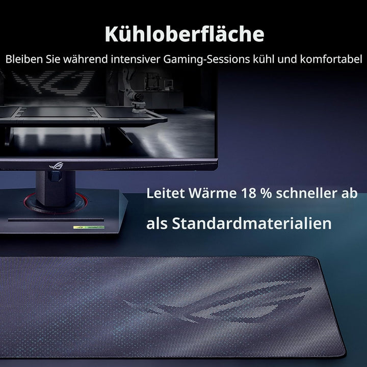 ASUS ROG Sheath II XXL Gaming-Mauspad (900 x 400 mm grosses Mousepad, kühlendes Gewebe, optimierte O