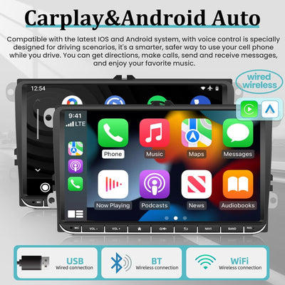 Android Autoradio für VW Golf 5 6 MK5 MK6 Caddy Beetle Jetta Passat Polo Tiguan Touran RCD 330 360 /