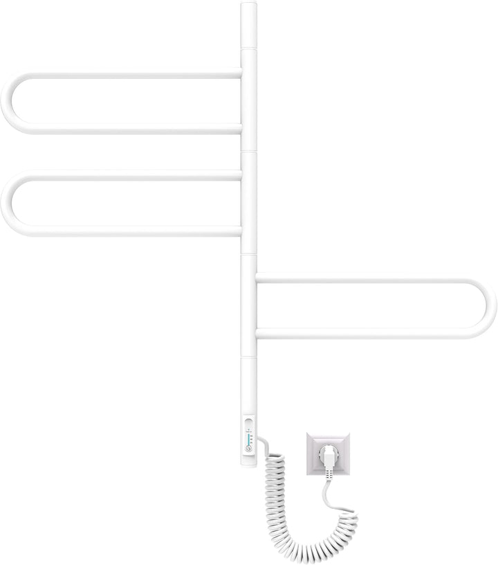 Elna® Handtuchheizkörper Elektrisch Weiss 84x46 cm, 90W - Badheizkörper Elektrisch Handtuchwärmer Ed