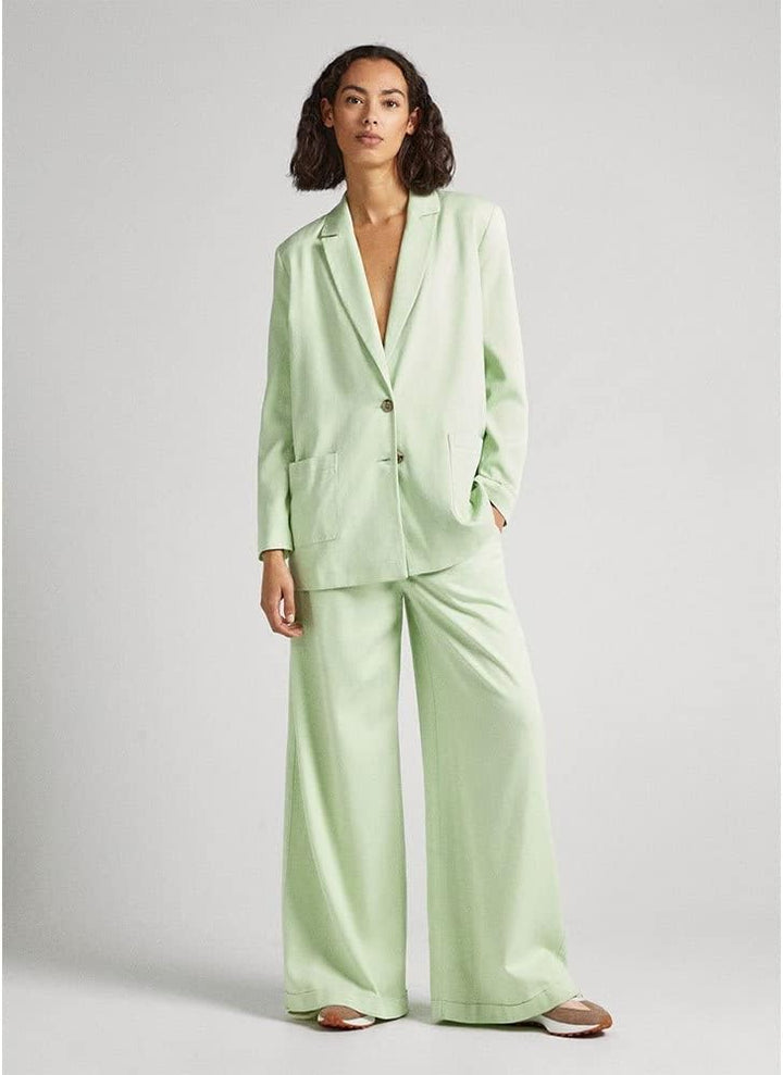 Pepe Jeans Damen Monna Pants S Green (Bleach Green), S Green (Bleach Green)