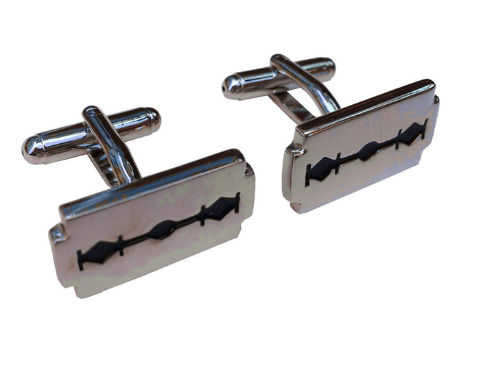 Miniblings Rasierklingen Manschettenknöpfe Miniblings Knöpfe + Box Klingen Rasieren Klinge - Herrens