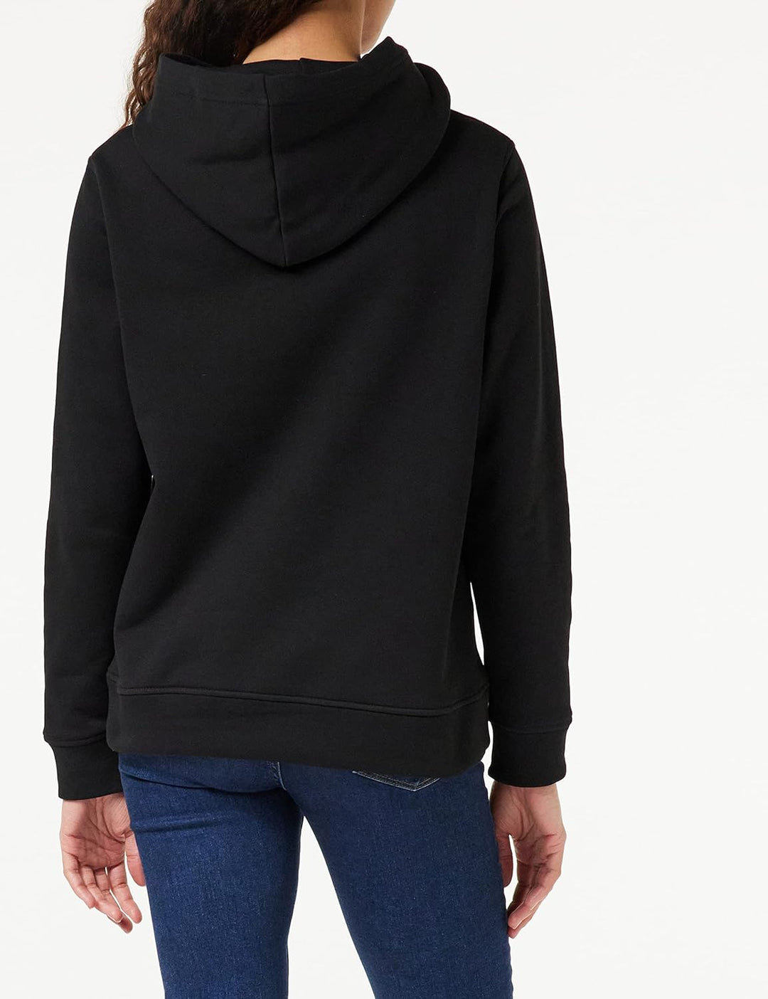 Tommy Hilfiger Damen Hoodie mit Kapuze S Schwarz, S Schwarz