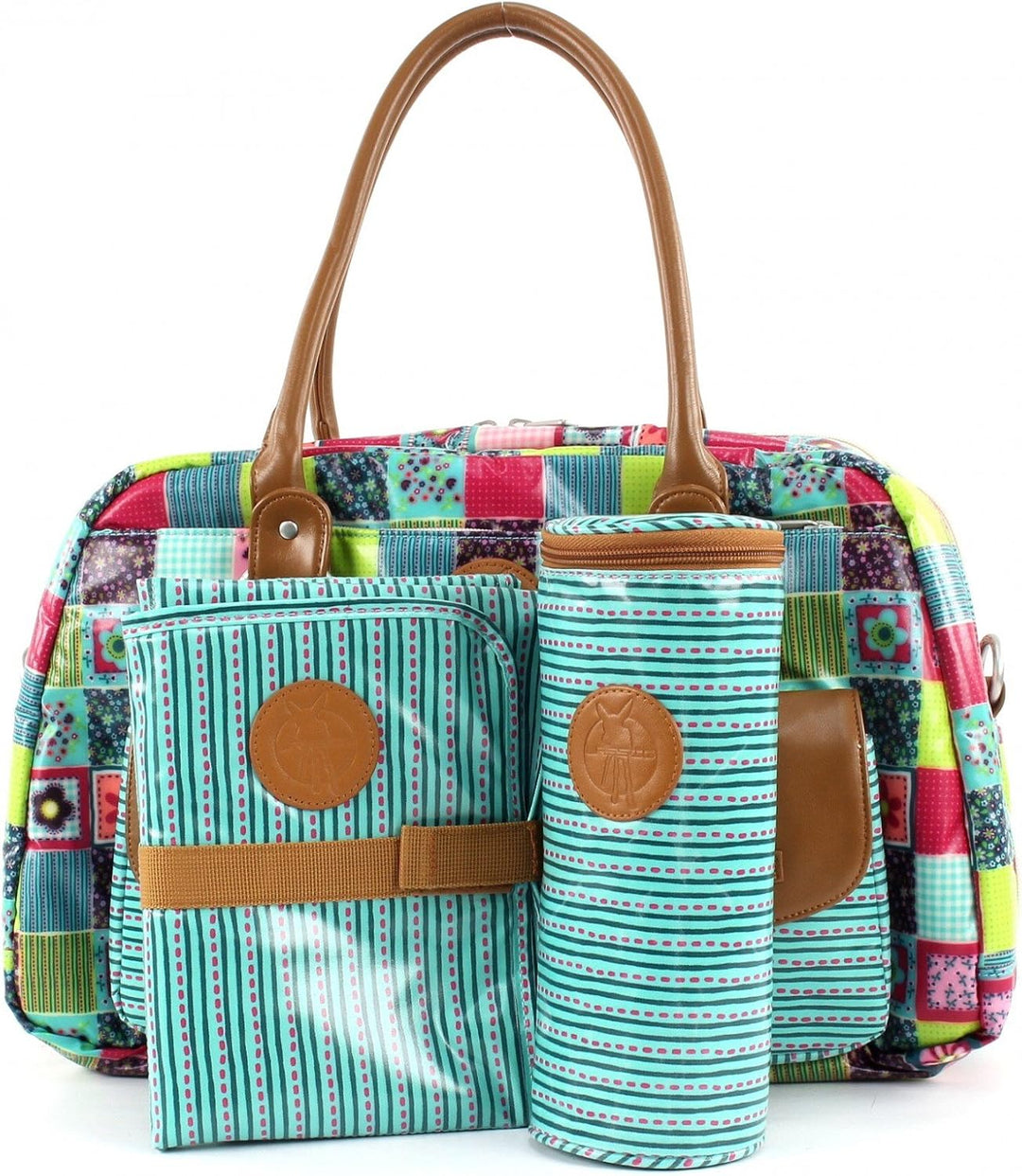 Lässig Vintage Metro Bag Flower Quilt, Flower Quilt