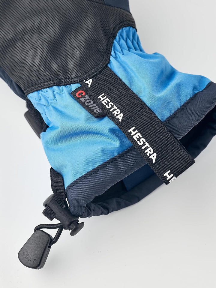 Hestra Wasserdichter Skihandschuh für Kinder, C-Zone für kaltes Wetter marineblau/blau 3, marineblau