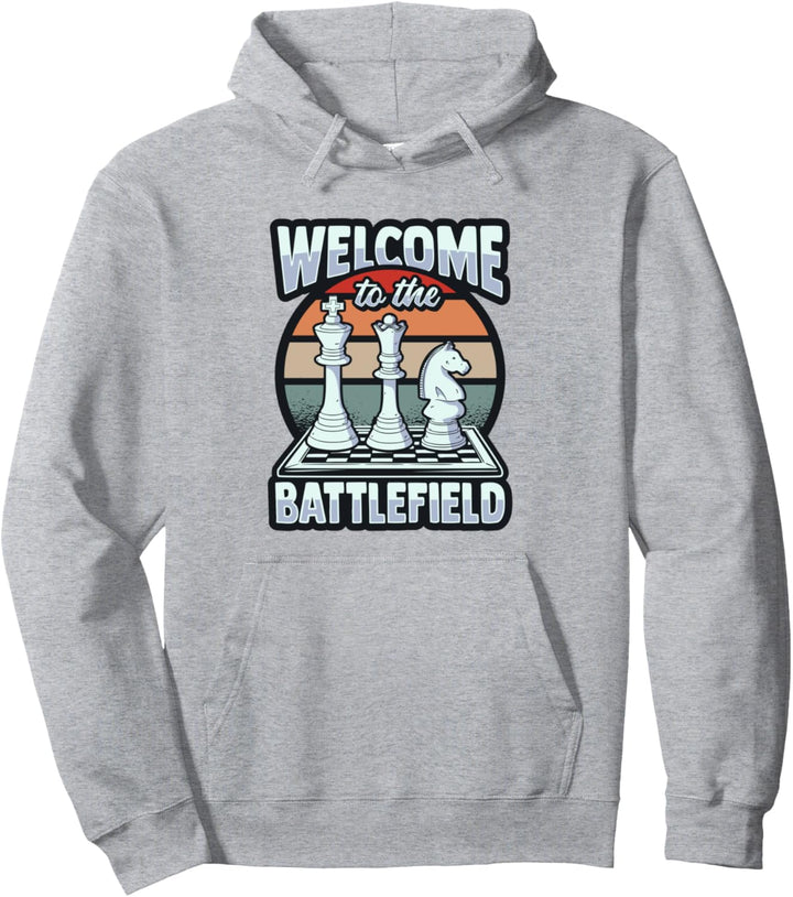 Schachbrett-Design für einen Schachspieler Pullover Hoodie