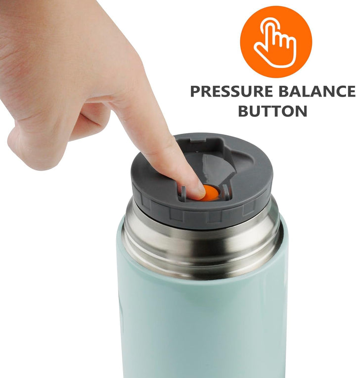 Thermobehälter für Essen 650ml, Edelstahl Warmhaltebehälter Speisegefäss, Lunchbox, Suppenbehälter A