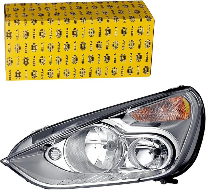 HELLA 1EJ 009 250-731 Halogen-Hauptscheinwerfer - links - für u.a. Ford S-Max (Wa6) Links (Fahrersei