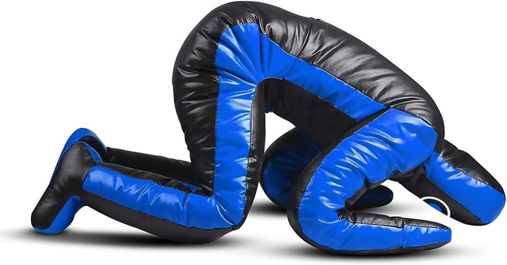 Self-Defense Training Vinyl Dummy 180cm Blau MMA BJJ Wrestling Grappling