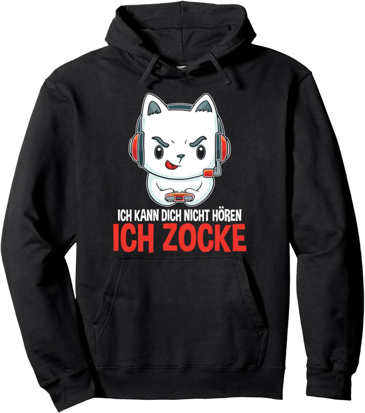 Gamer Geschenk Ich Hör' Dich Nicht Ich Zocke Männer Jungen Pullover Hoodie