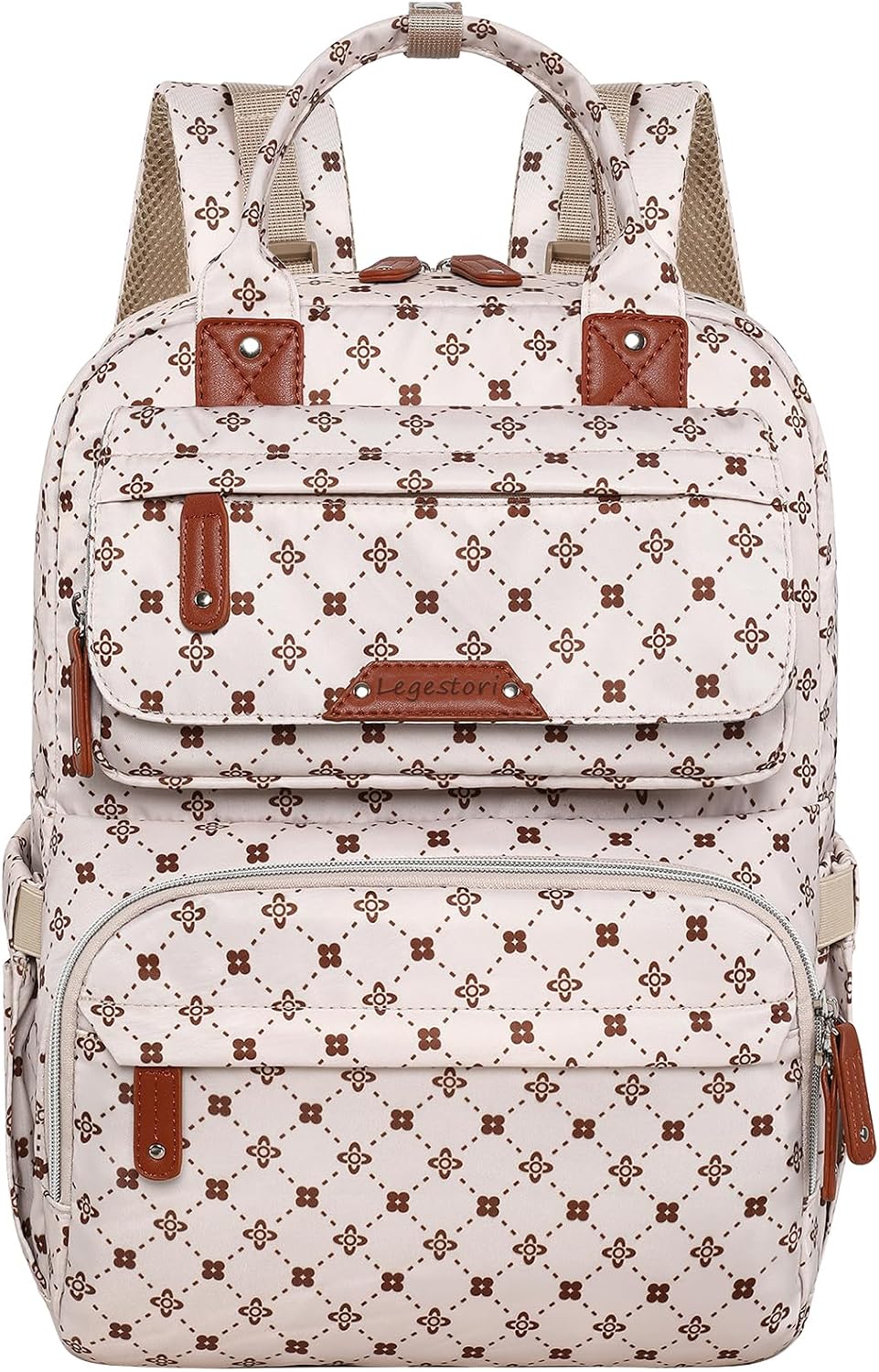 Legestori Diaper Bag Backpack, Baby Girl Diaper Bag with Insulated Pockets and Stroller Straps Pink0