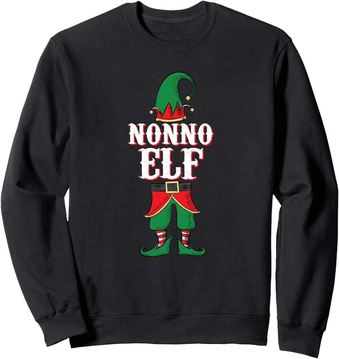 Nonno Elf - Italienische Opa Familie Weihnachten Sweatshirt