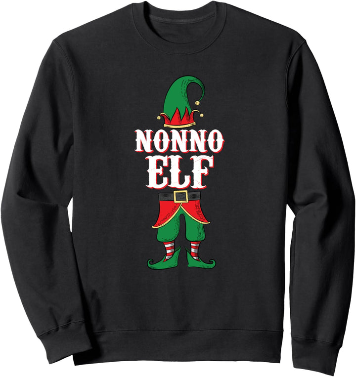 Nonno Elf - Italienische Opa Familie Weihnachten Sweatshirt