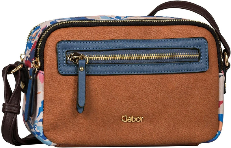 Gabor Umhängetasche Damen Lilo, 21x14x6.5 cm, Handtasche Damen 21x14x6.5 cm (W x H x L) Braun (Cogna