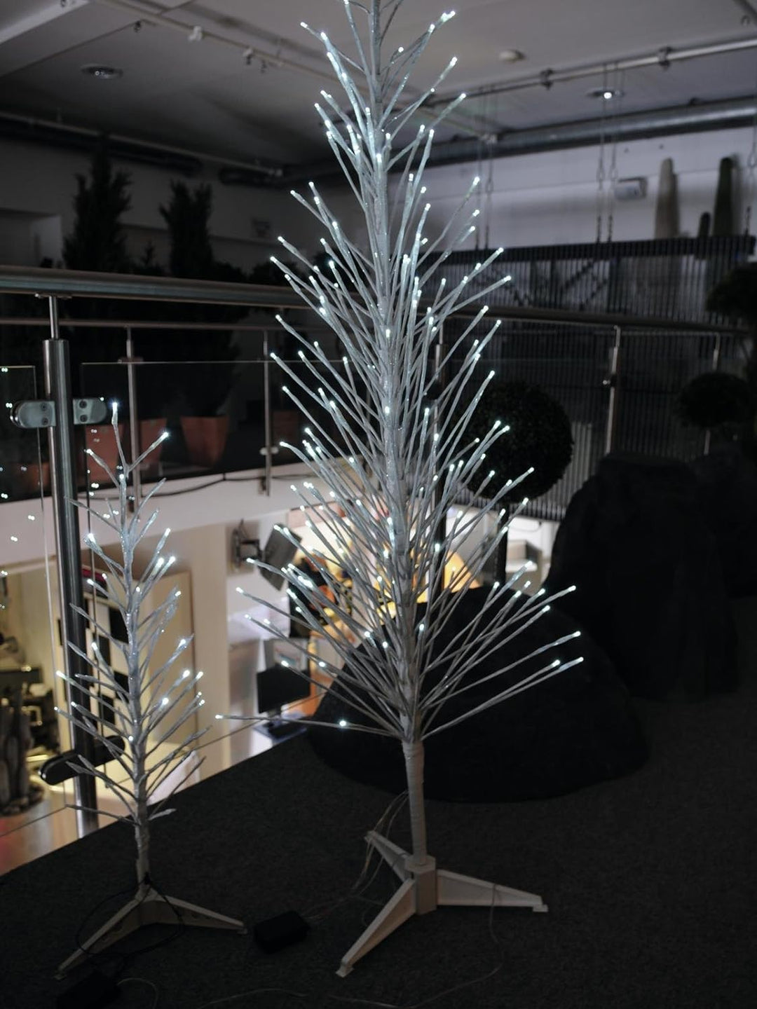 EUROPALMS Design-Baum mit LED cw 120cm | Design-Baum mit LED