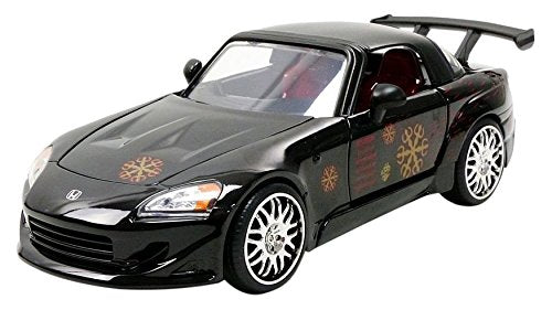 Jada Toys - Fahrzeug Miniatur Honda S2000 Fast and Furious, 99541bk, schwarz, Massstab 1:24