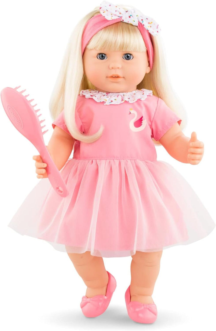 Corolle 9000130210 - Mon Grand Poupon Adele 36cm, Französische Puppe mit Charme und Vanilleduft