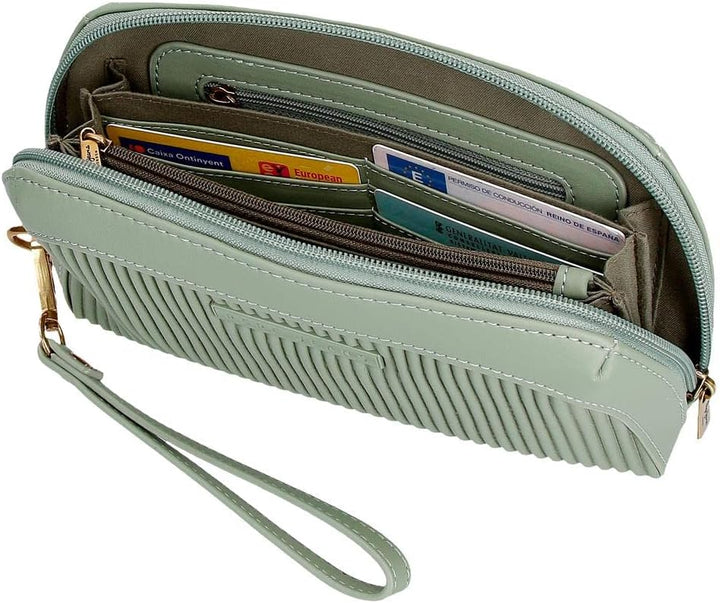 Pepe Jeans Aurora Green Handtasche 20x11x4 cm Kunstleder Grün Handtasche, Grün Handtasche