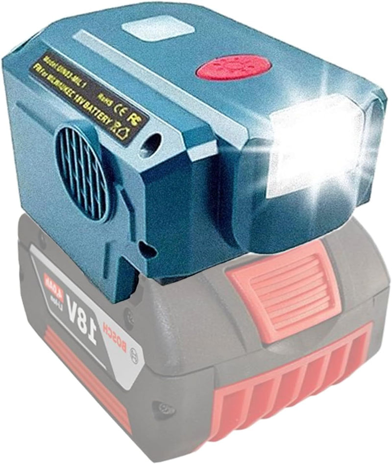 TPDL 200W Akku Wechselrichter für Bosch 18V GBA Akku，DC 18V auf AC 220V Spannungswandler Konverter P