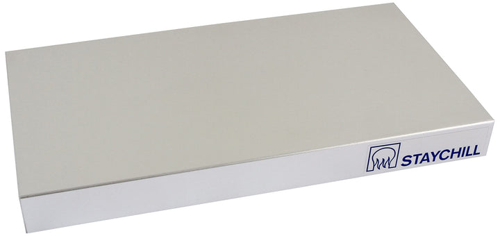 Saro Stay Cool 1/3 GN Kühl-Servierplatte, Metall, Silber, 32.5 x 17.6 x 3.6 cm