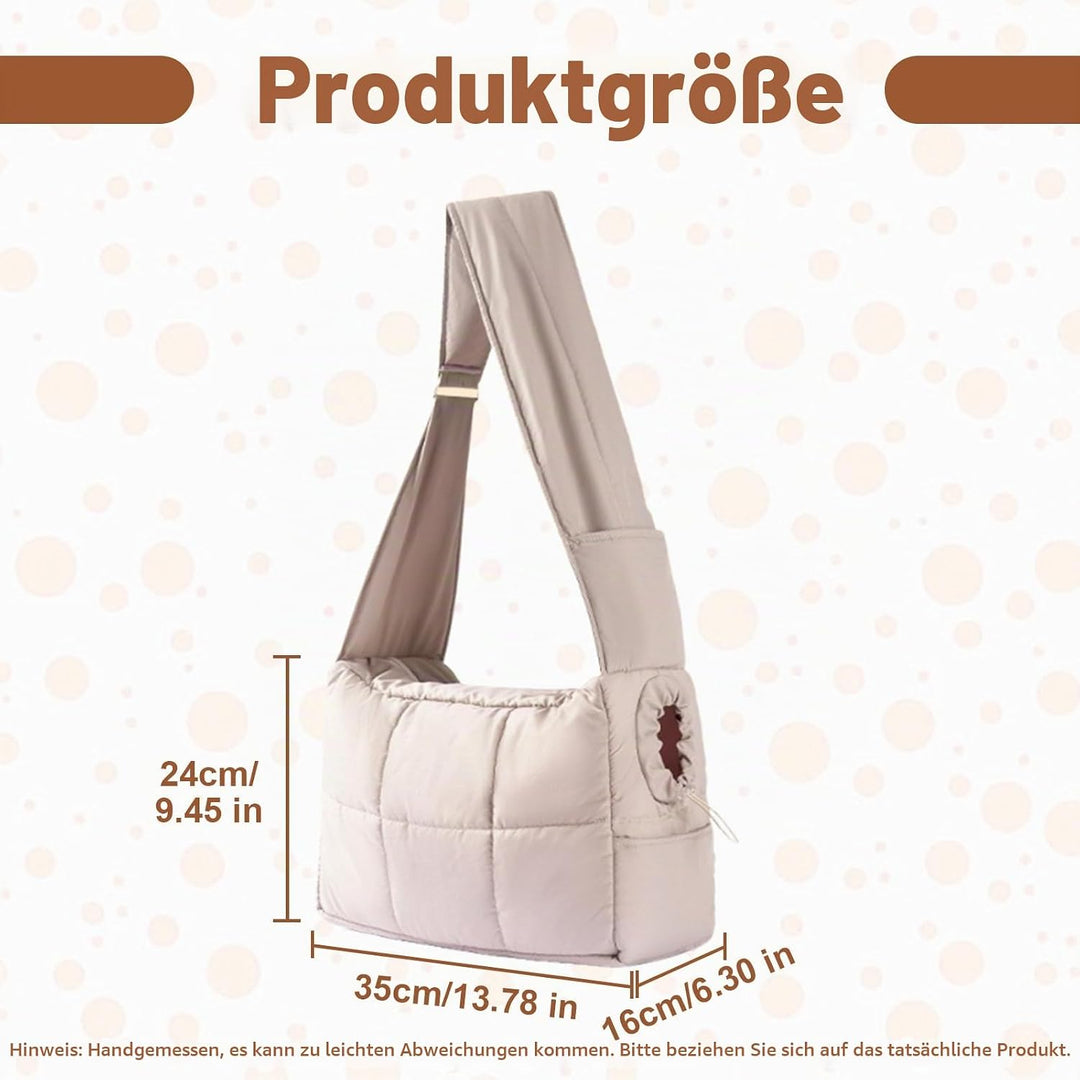 Hundetasche, mini Haustiertasche,Atmungsaktiver Haustier-Tragebeutel mit Sicherheitsverschluss,für d