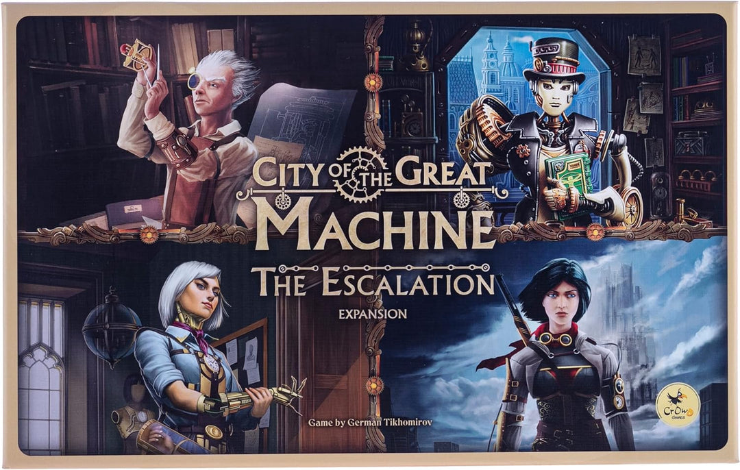 Crowd Games - City of The Great Machine The Escalation - Brettspiel - Ab 14 Jahren - 1-4 Spieler - E