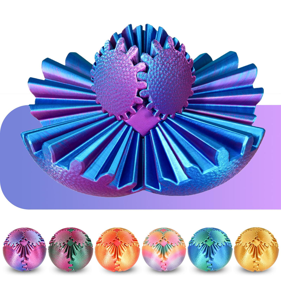 Gear Ball Fidget Spielzeug Steampunk Zahnrad Kugel Stressabbau Sensorisches Spielzeug autistische Ki