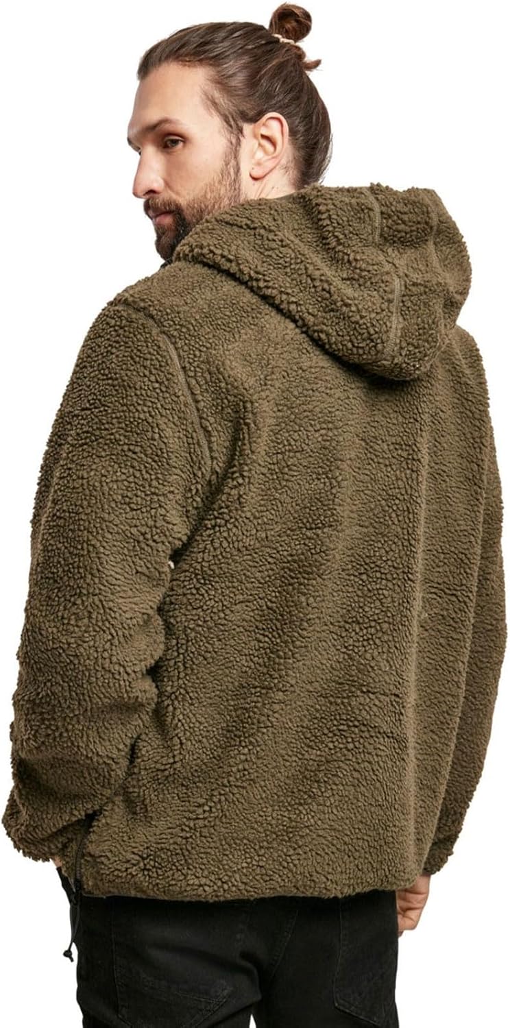 Brandit Teddyfleece Worker Pullover XL Oliv, XL Oliv