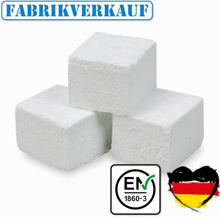 FABRIKVERKAUF (12 Stück / max. 576 Würfel) Weisse Anzündwürfel, deutscher Hersteller, Grillanzünder,