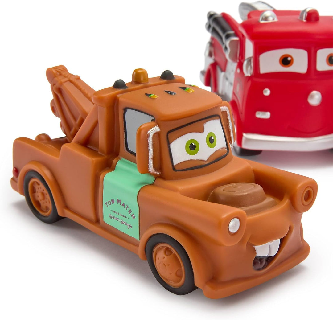 Disney Store Official - Pixar - Cars - Badespielzeugset - 5 Teile - Mit Lightning McQueen, Mater, Lu