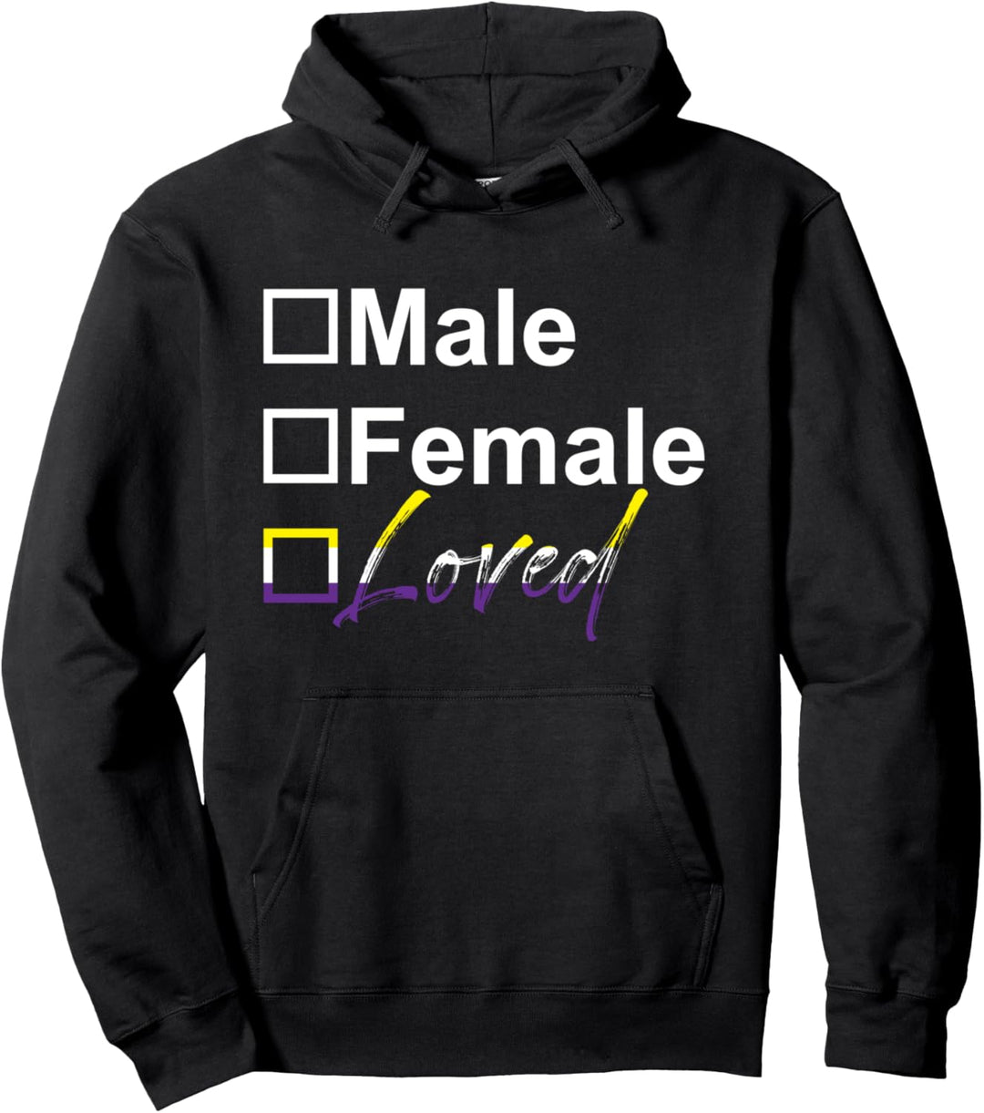 Genderfluid LGBTQ Gay Pride Queer Lustiges Nicht Binär Pullover Hoodie