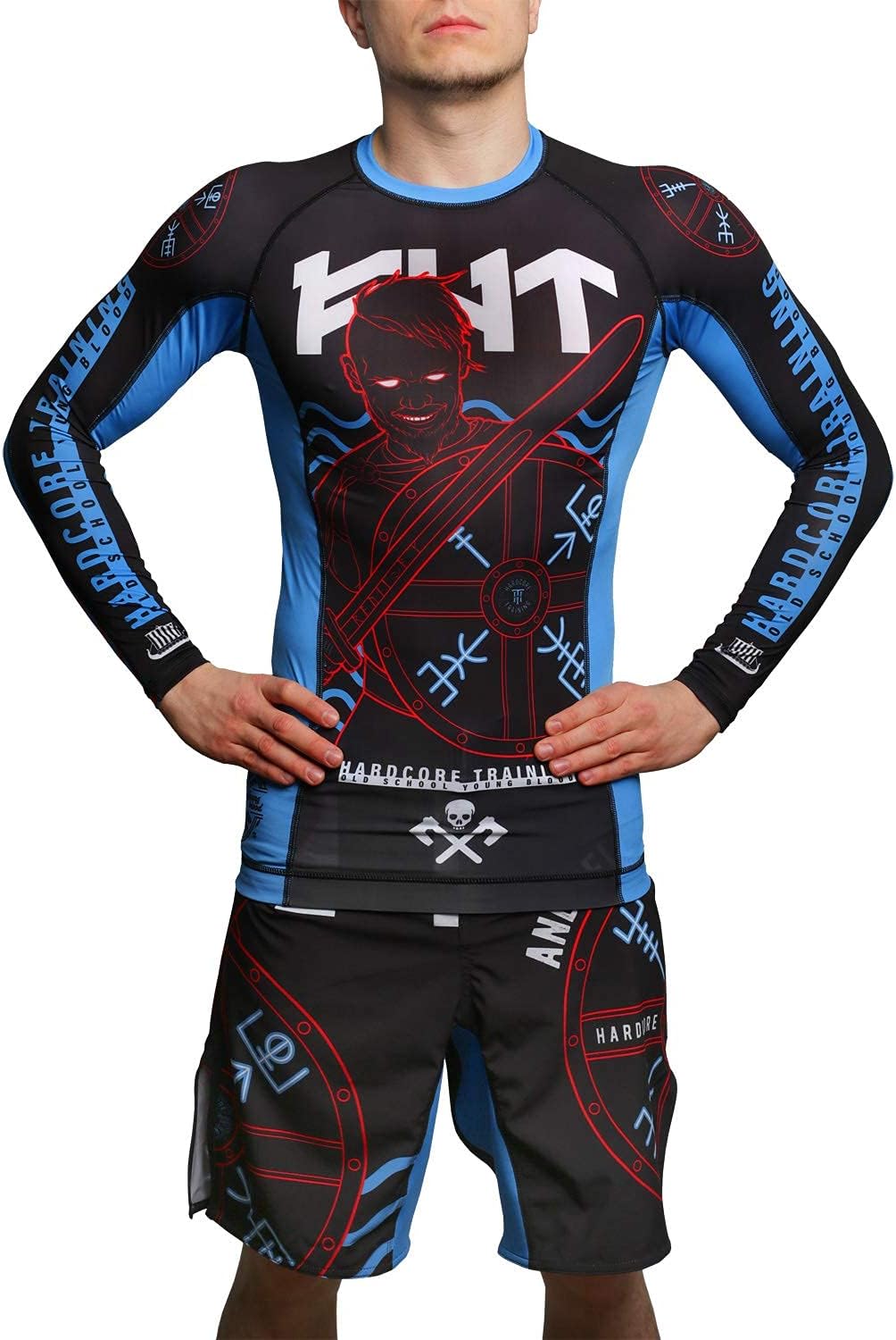 Hardcore Training Fight Shorts Kurze Hose Herren Kampfshorts Männer BJJ Grappling Boxen MMA No Gi Cr
