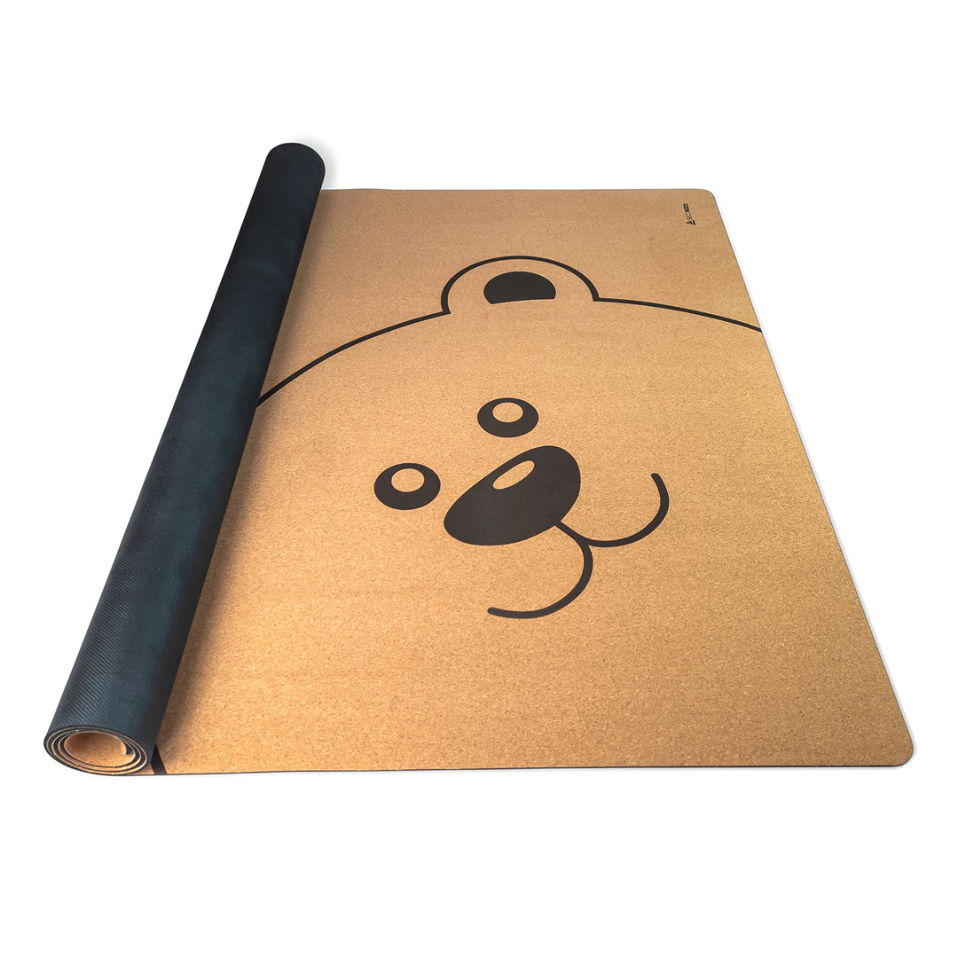 Secoroco Spielmatte aus Kork. Schadstofffreie Krabbelmatte für Babys und Kinder. Teddy 140x110 cm 14