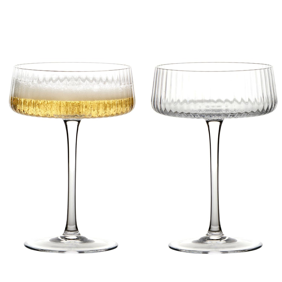 Anton Studio Designs – Empire Champagnerschalen – Handgefertigte Gläser – Champagnergläser – Coupé-G