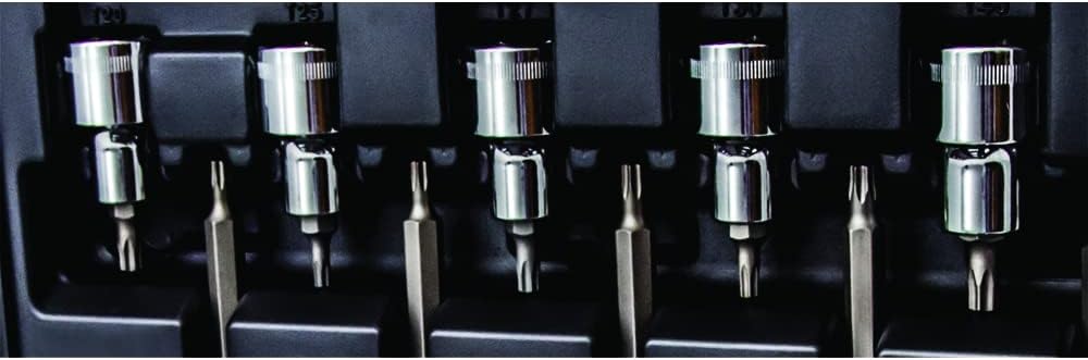 Beta 923E-TX/C18 - Steckschlüsselsatz, 18teilig, für Torx®-Schrauben (Art. 923TX), im Kasten Vorgäng
