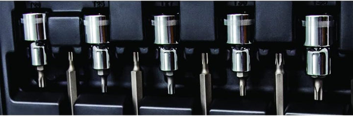 Beta 923E-TX/C18 - Steckschlüsselsatz, 18teilig, für Torx®-Schrauben (Art. 923TX), im Kasten Vorgäng