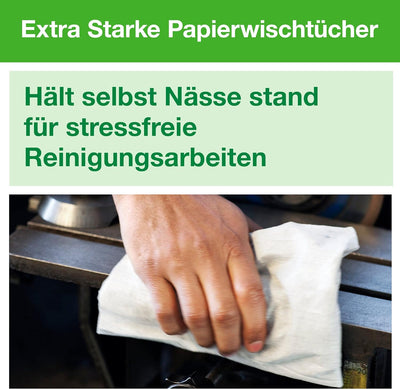 Tork Extra Starke Mehrzweck-Papierwischtücher Weiss W1/2, 2 נ350 Blatt, 473382 2 x 350 Blatt Weiss,