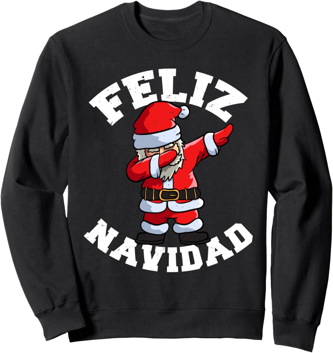 Feliz Navidad Santa Dabbing Christmas Sweatshirt