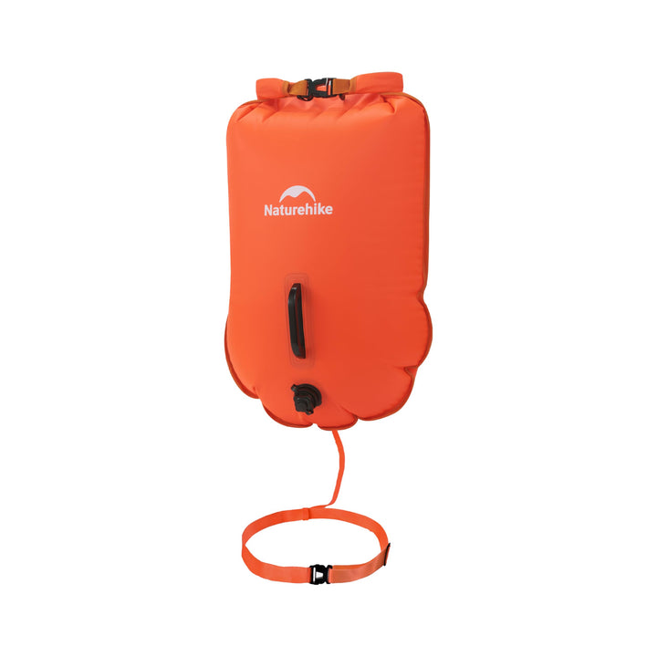 Naturehike 18L Schwimmboje Zwei Airbags Swim Boje Trockensack wasserdichte Strandtasche mit Verstell