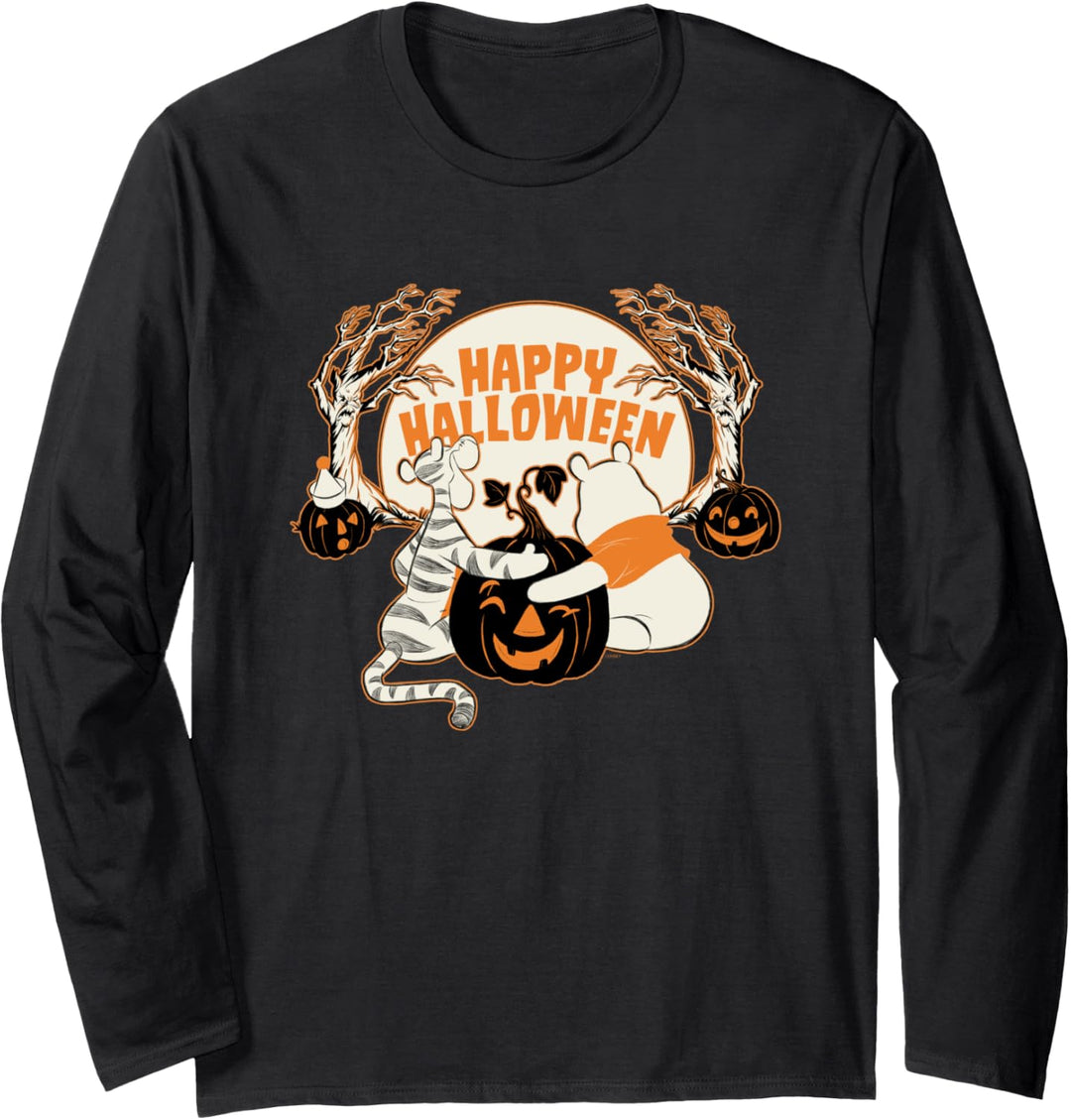 Disney Winnie the Pooh & Tigger Hundred Acre Wood Halloween Langarmshirt