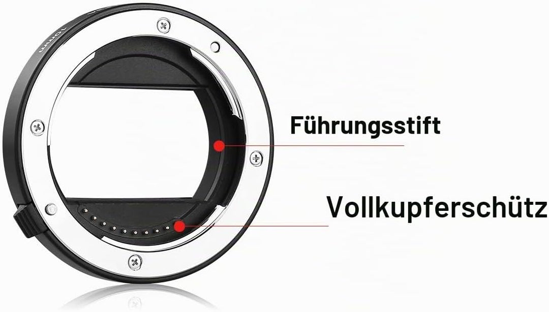Meike MK-S-AF3A Metall-Autofokus-Makro-Verlängerungsrohr-Adapterring (10 mm + 16 mm) für Sony Mirror