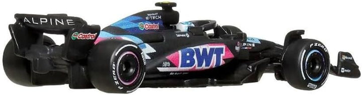 Hot Wheels Formel 1 Modellauto F1 BWT ALPINE A524 Pierre Gasly 10 - Die Cast Massstab 1:64 - Länge 8