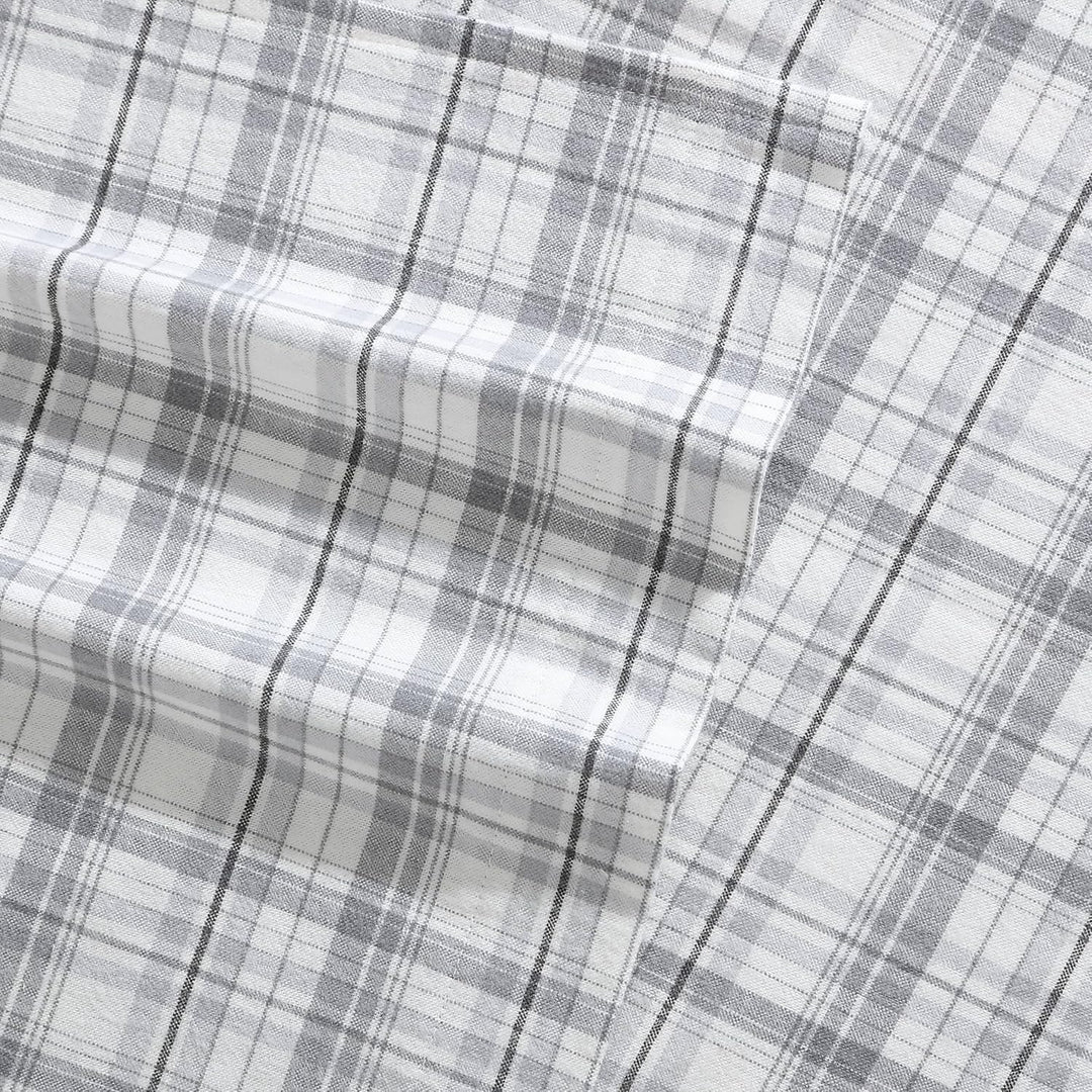 Eddie Bauer - Vollständige Bettlaken, Baumwoll-Flanell-Bettwäsche-Set, gebürstet für zusätzliche Wei