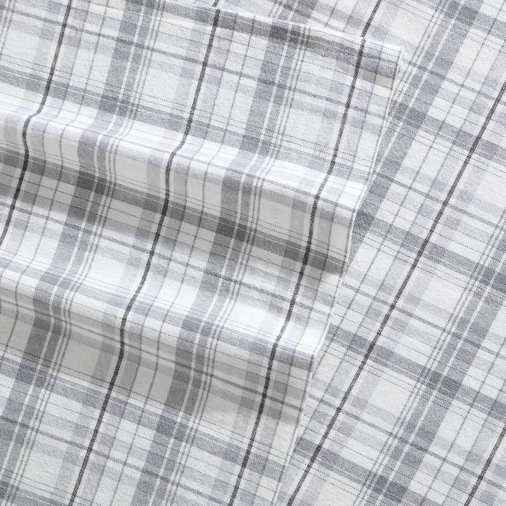 Eddie Bauer - Vollständige Bettlaken, Baumwoll-Flanell-Bettwäsche-Set, gebürstet für zusätzliche Wei