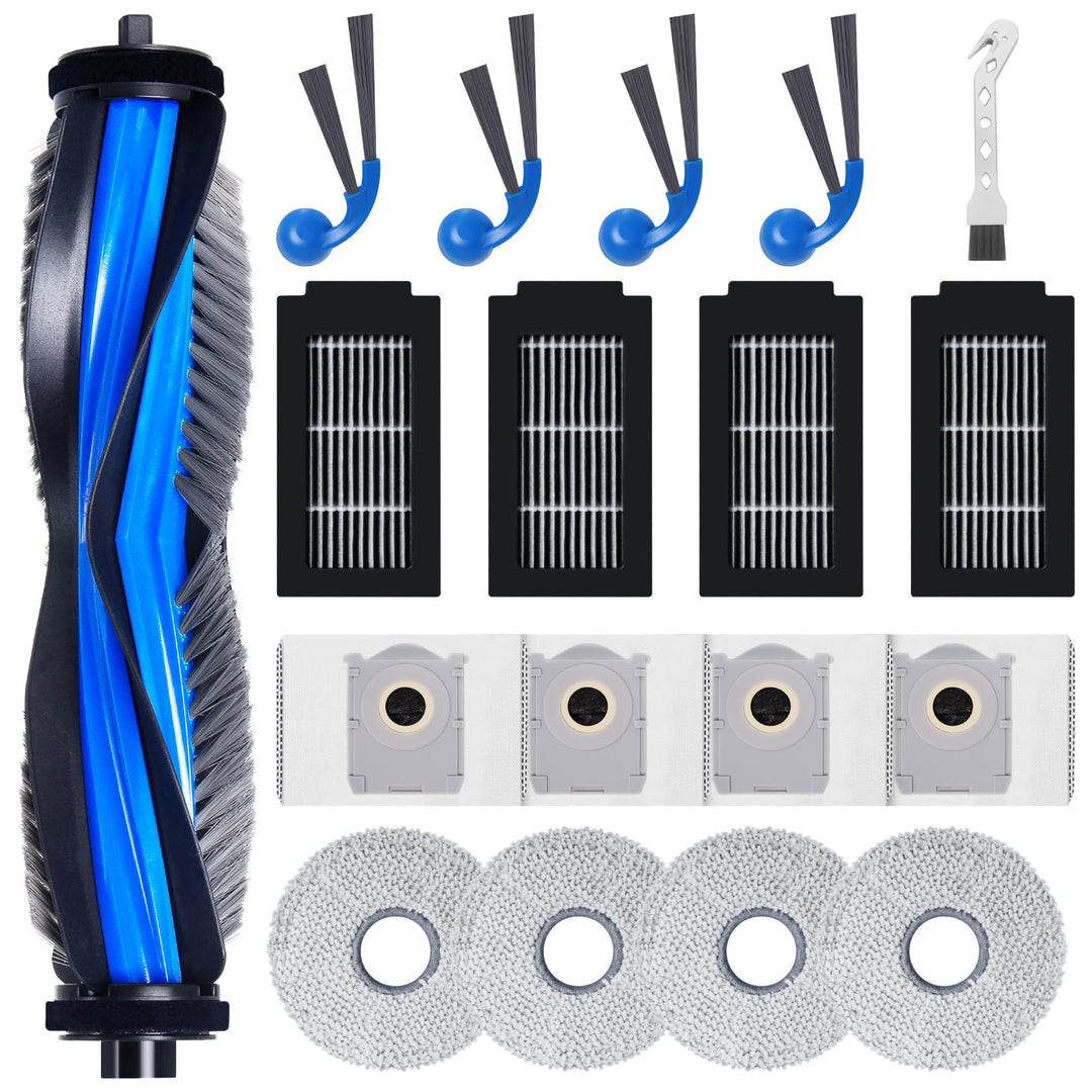 18 Stück Zubehörset für Ecovacs Deebot T30C Omni Gen2 / T30C Omni Saugroboter Ersatzteile, 1 Rollenb