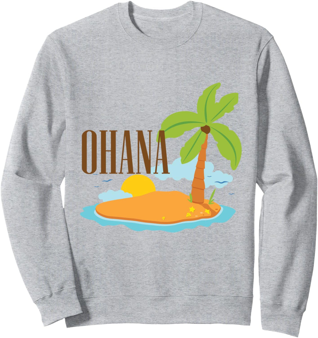 Ohana Retro Hawaii Tropical Shirt für Damen und Herren Sweatshirt